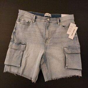 DKNY Shorts, Light Blue Jeans, W-Size 12/31, Cargo Pockets, NWT